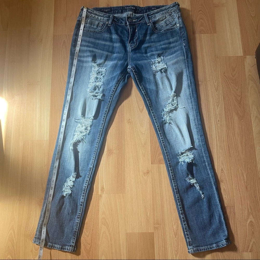 VIGOSS- THE THOMPSON TOMBOY -DISTRESSED JEANS - Picture 3 of 10